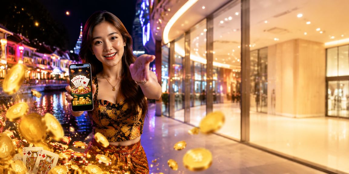 Pengguna bermain slot kasino dalam talian melalui telefon bimbit di Melaka