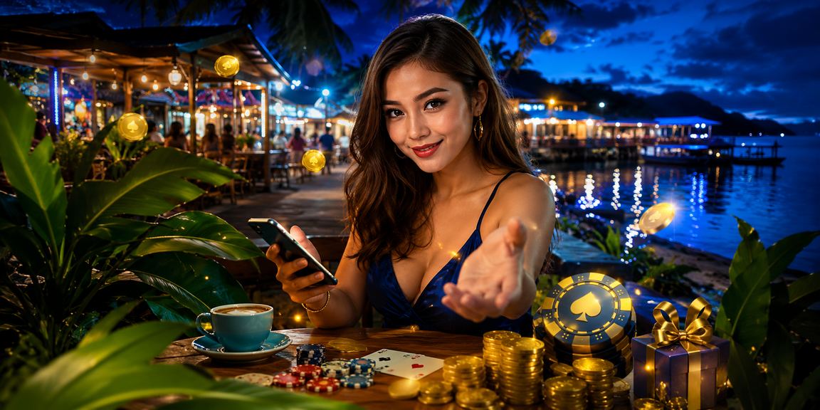 Peminat permainan kad dan slot di Malaysia menikmati sesi kasino malam